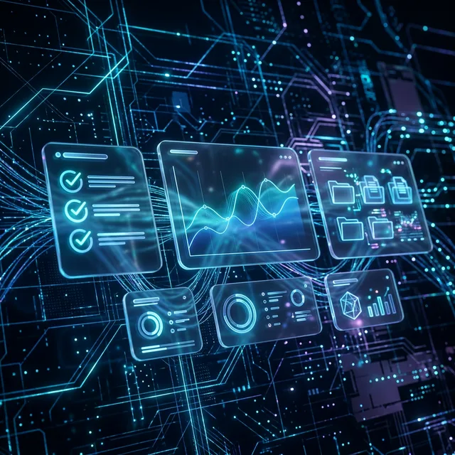 Digitales Dashboard Werkzeuge